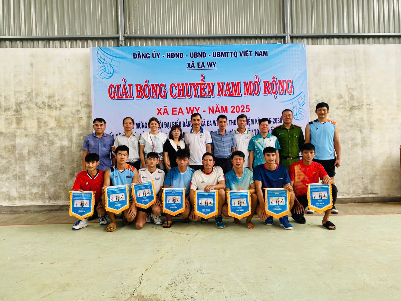 GIẢI BÓNG CHUYỀN NAM XÃ EA WY MỞ RỘNG NĂM 2025