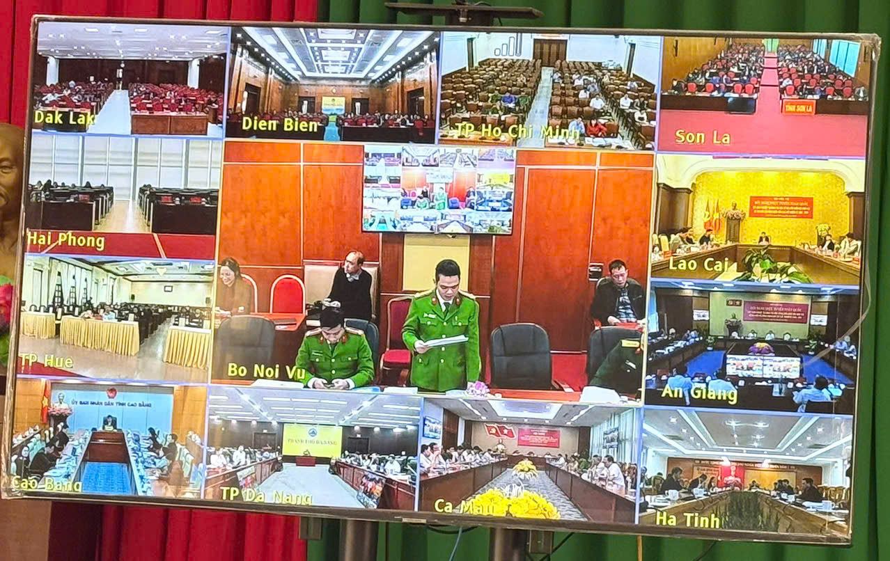 Hội nghị trực tuyến toàn quốc hướng dẫn nghiệp vụ công tác bầu cử đại biểu Quốc hội khóa XVI và đại biểu HĐND các cấp nhiệm kỳ 2026-2031