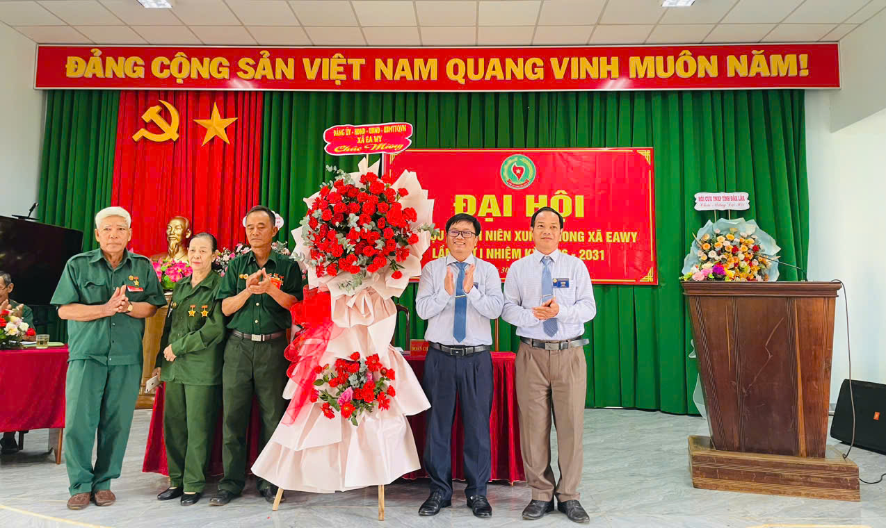 Đại hội Hội Cựu thanh niên xung phong xã Ea Wy lần thứ I, nhiệm kỳ 2026-2031