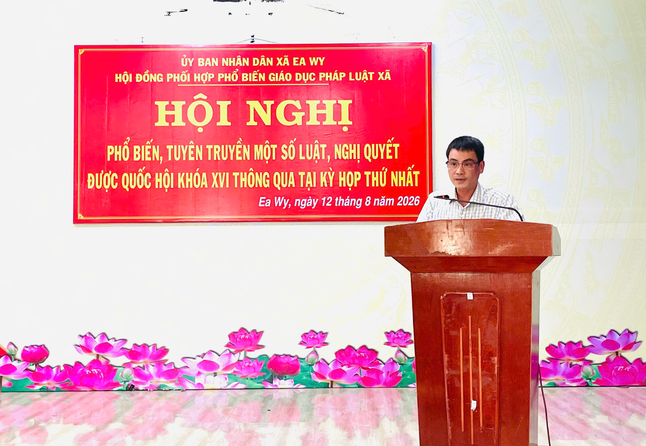 Hội nghị phổ biến, tuyên truyền một số Luật, Nghị quyết được Quốc hội khoá XVI thông qua tại Kỳ họp thứ nhất