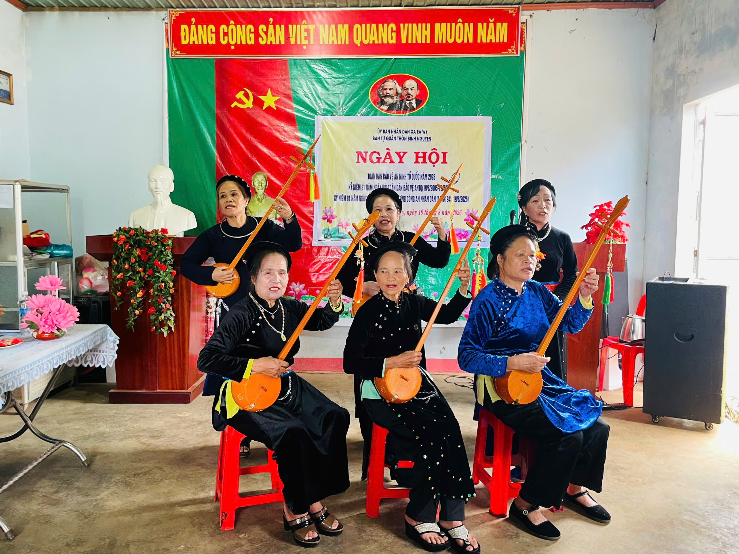 Thôn Bình Nguyên tổ chức Ngày hội  Toàn dân bảo vệ an ninh Tổ quốc